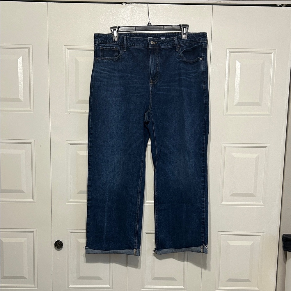 Old Navy Extra High Rise Wide Leg Jeans